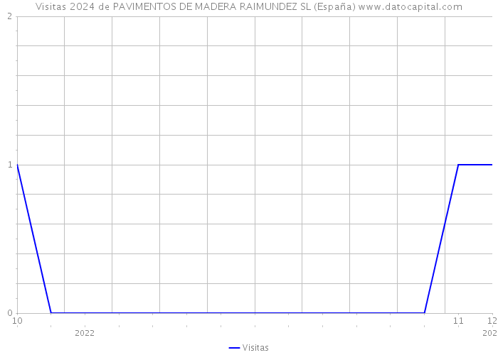 Visitas 2024 de PAVIMENTOS DE MADERA RAIMUNDEZ SL (España) 