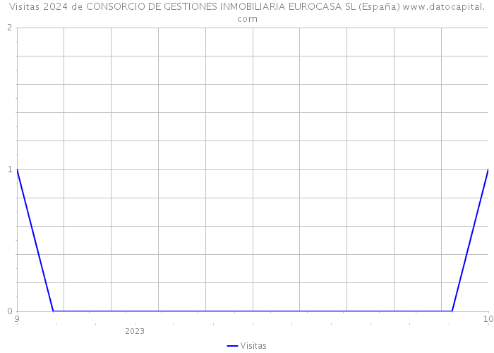 Visitas 2024 de CONSORCIO DE GESTIONES INMOBILIARIA EUROCASA SL (España) 
