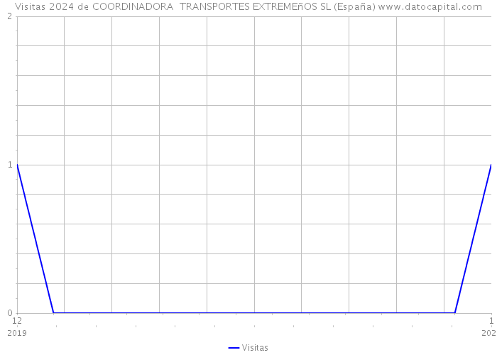 Visitas 2024 de COORDINADORA TRANSPORTES EXTREMEñOS SL (España) 