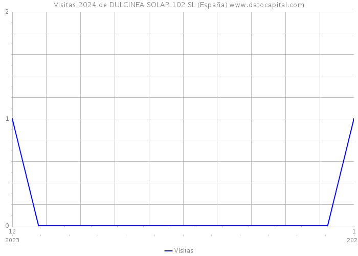 Visitas 2024 de DULCINEA SOLAR 102 SL (España) 