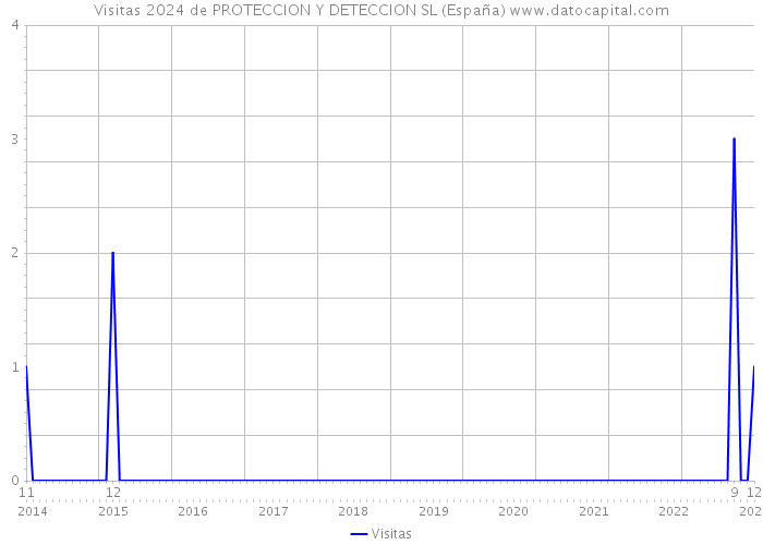 Visitas 2024 de PROTECCION Y DETECCION SL (España) 