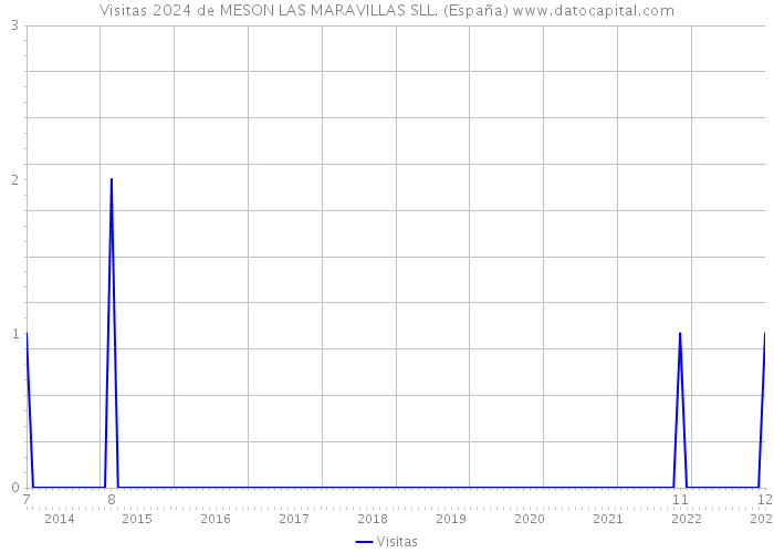 Visitas 2024 de MESON LAS MARAVILLAS SLL. (España) 