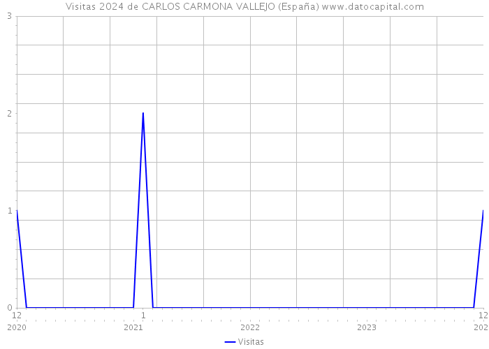 Visitas 2024 de CARLOS CARMONA VALLEJO (España) 