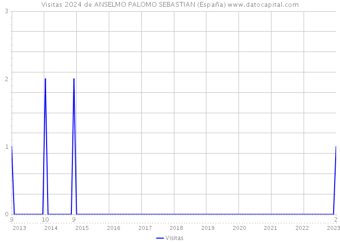 Visitas 2024 de ANSELMO PALOMO SEBASTIAN (España) 