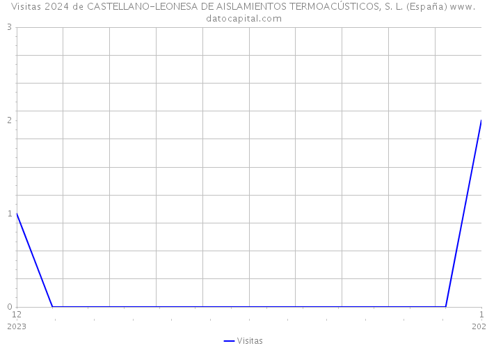 Visitas 2024 de CASTELLANO-LEONESA DE AISLAMIENTOS TERMOACÚSTICOS, S. L. (España) 