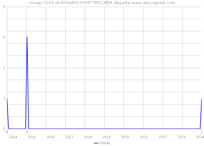 Visitas 2024 de ROSARIO PONT TRICUERA (España) 