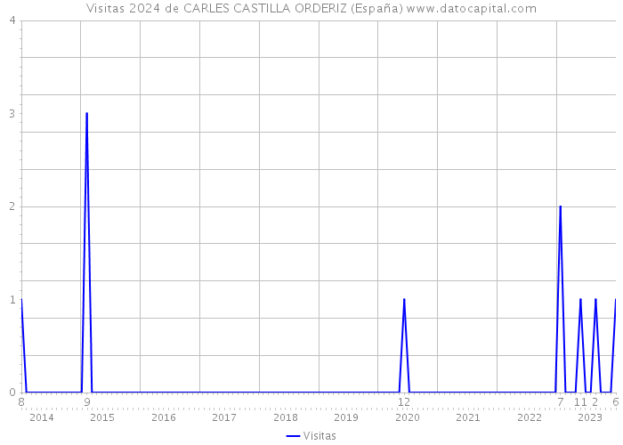 Visitas 2024 de CARLES CASTILLA ORDERIZ (España) 