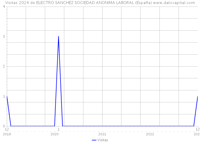Visitas 2024 de ELECTRO SANCHEZ SOCIEDAD ANONIMA LABORAL (España) 