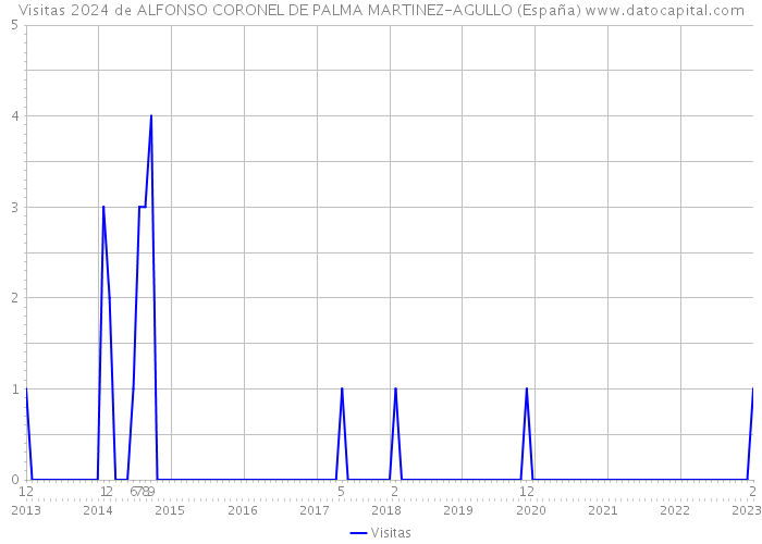 Visitas 2024 de ALFONSO CORONEL DE PALMA MARTINEZ-AGULLO (España) 