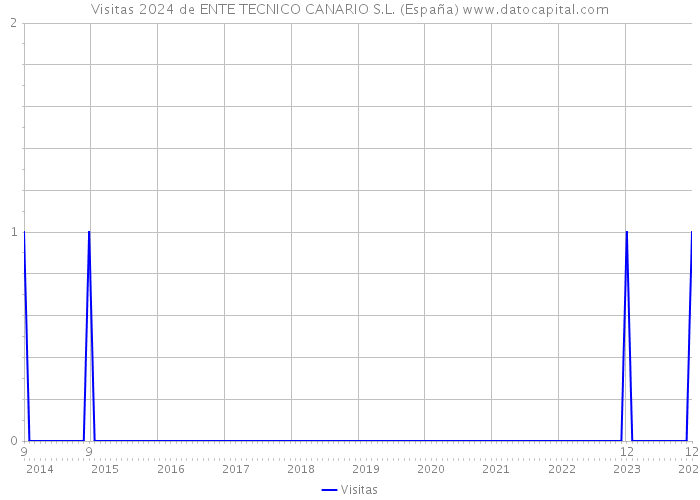 Visitas 2024 de ENTE TECNICO CANARIO S.L. (España) 