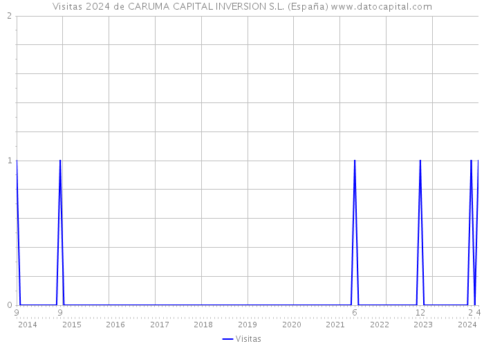 Visitas 2024 de CARUMA CAPITAL INVERSION S.L. (España) 