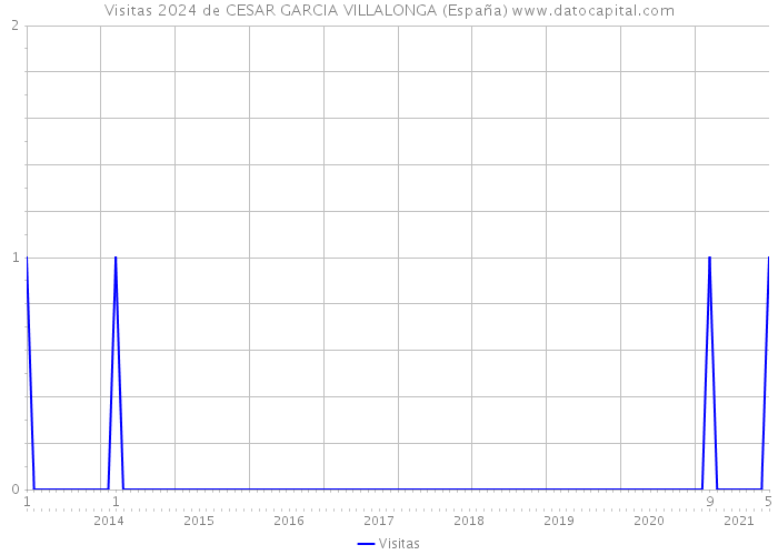 Visitas 2024 de CESAR GARCIA VILLALONGA (España) 