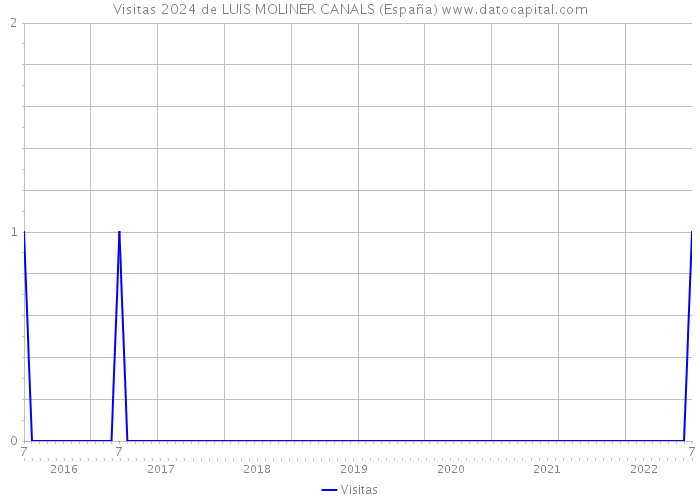 Visitas 2024 de LUIS MOLINER CANALS (España) 