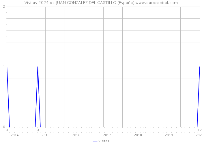 Visitas 2024 de JUAN GONZALEZ DEL CASTILLO (España) 