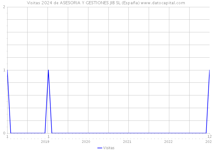 Visitas 2024 de ASESORIA Y GESTIONES JIB SL (España) 