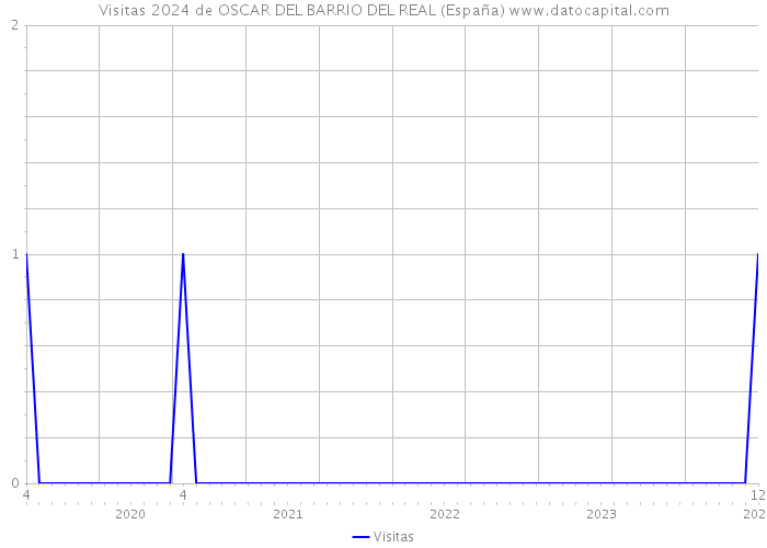 Visitas 2024 de OSCAR DEL BARRIO DEL REAL (España) 