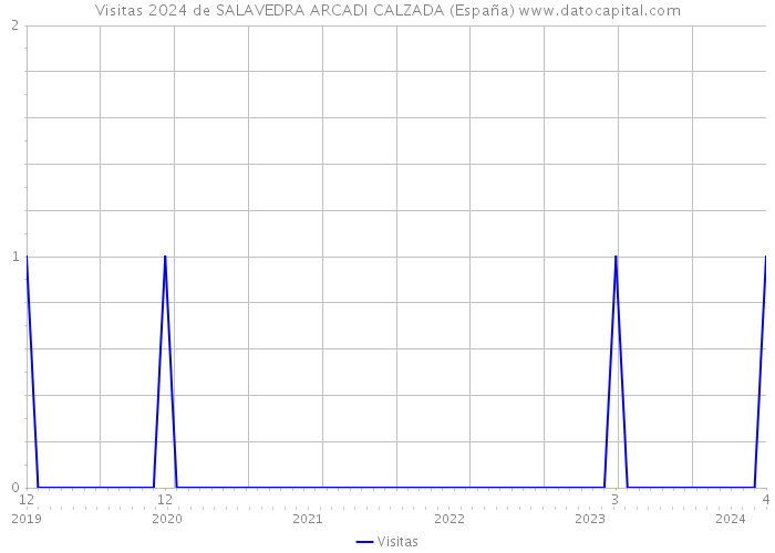 Visitas 2024 de SALAVEDRA ARCADI CALZADA (España) 