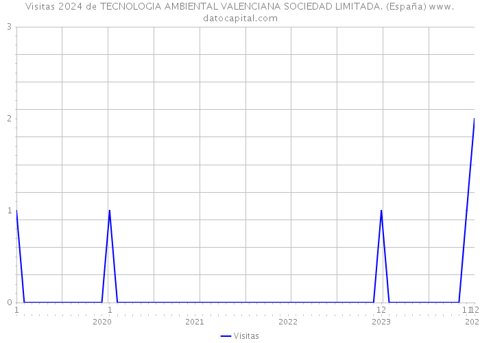 Visitas 2024 de TECNOLOGIA AMBIENTAL VALENCIANA SOCIEDAD LIMITADA. (España) 