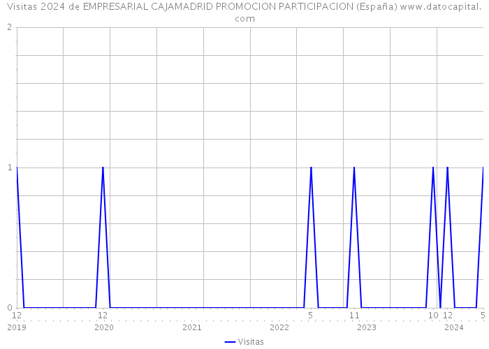 Visitas 2024 de EMPRESARIAL CAJAMADRID PROMOCION PARTICIPACION (España) 