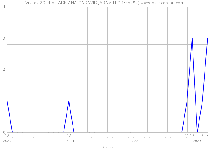 Visitas 2024 de ADRIANA CADAVID JARAMILLO (España) 