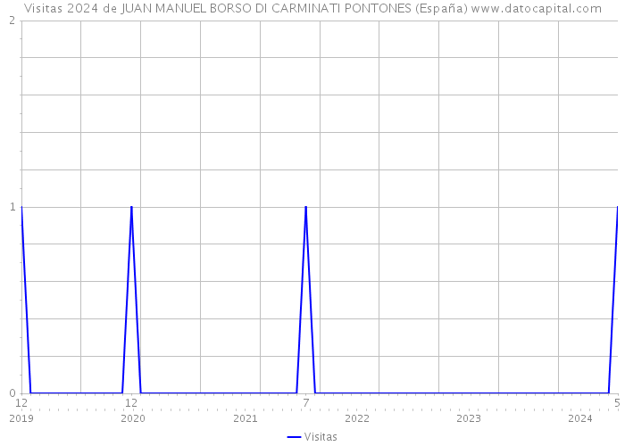 Visitas 2024 de JUAN MANUEL BORSO DI CARMINATI PONTONES (España) 
