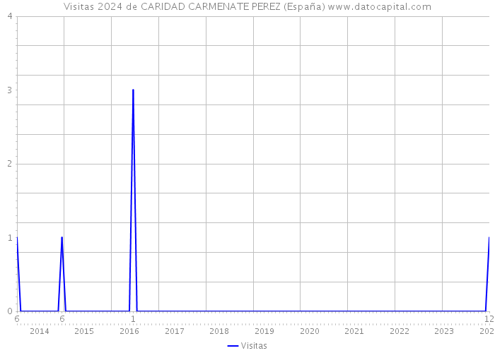 Visitas 2024 de CARIDAD CARMENATE PEREZ (España) 