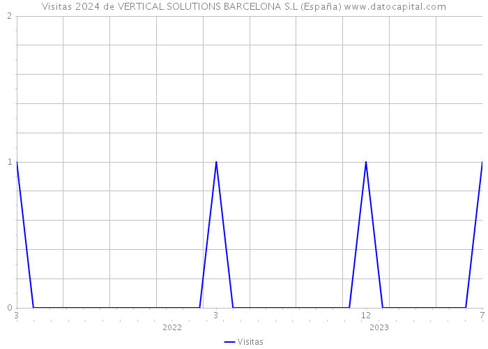 Visitas 2024 de VERTICAL SOLUTIONS BARCELONA S.L (España) 
