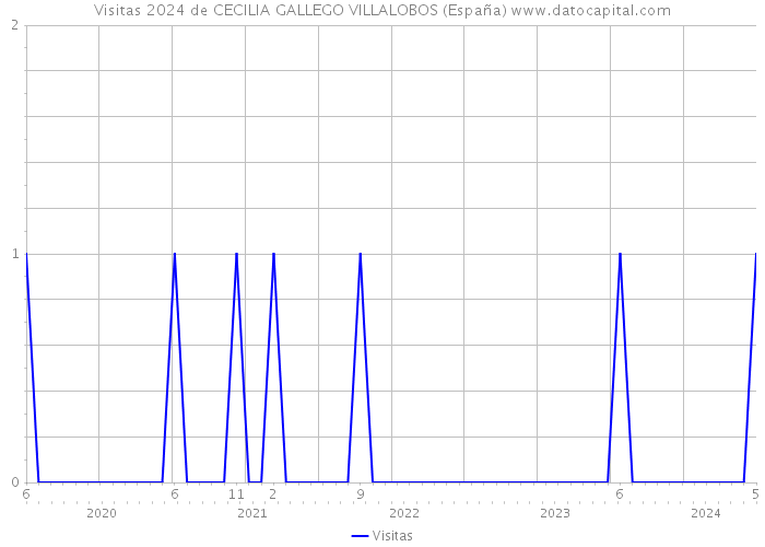 Visitas 2024 de CECILIA GALLEGO VILLALOBOS (España) 