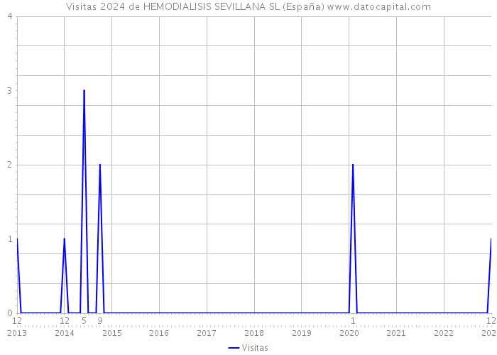 Visitas 2024 de HEMODIALISIS SEVILLANA SL (España) 