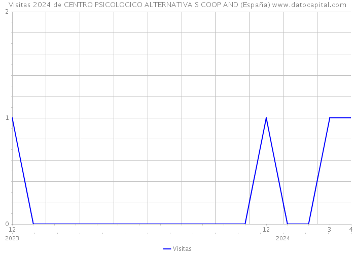 Visitas 2024 de CENTRO PSICOLOGICO ALTERNATIVA S COOP AND (España) 