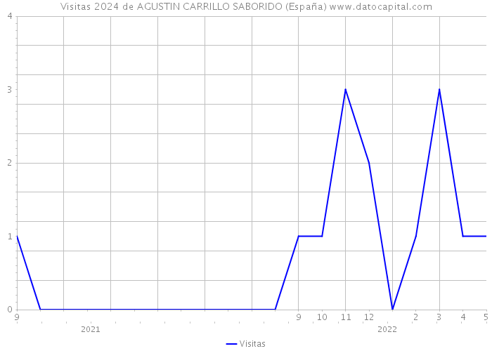 Visitas 2024 de AGUSTIN CARRILLO SABORIDO (España) 