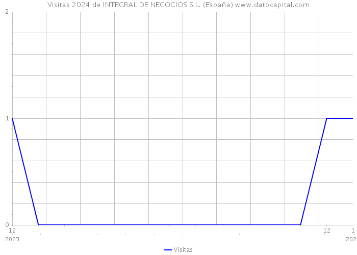 Visitas 2024 de INTEGRAL DE NEGOCIOS S.L. (España) 