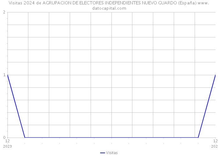 Visitas 2024 de AGRUPACION DE ELECTORES INDEPENDIENTES NUEVO GUARDO (España) 
