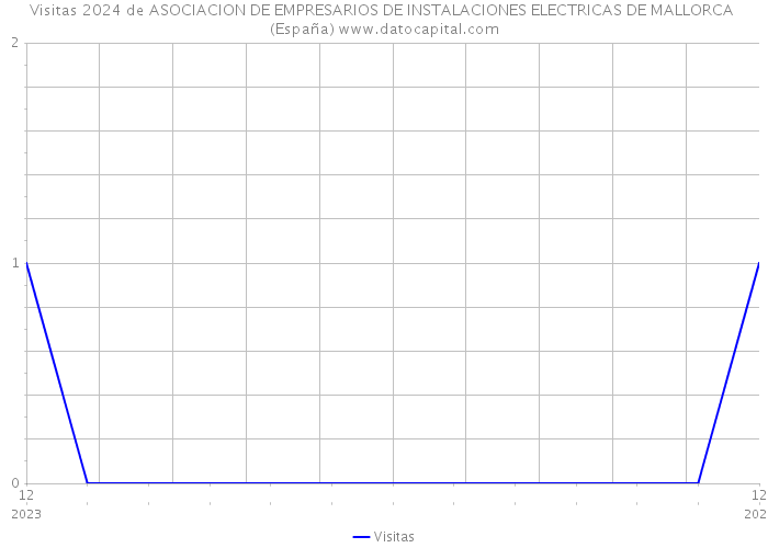 Visitas 2024 de ASOCIACION DE EMPRESARIOS DE INSTALACIONES ELECTRICAS DE MALLORCA (España) 