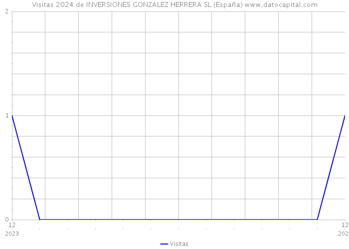 Visitas 2024 de INVERSIONES GONZALEZ HERRERA SL (España) 