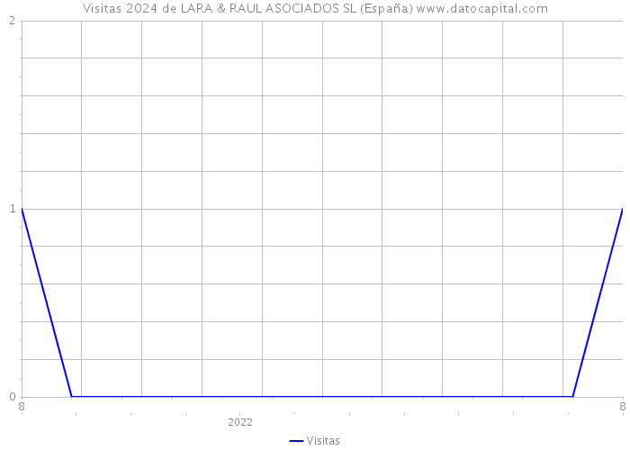 Visitas 2024 de LARA & RAUL ASOCIADOS SL (España) 