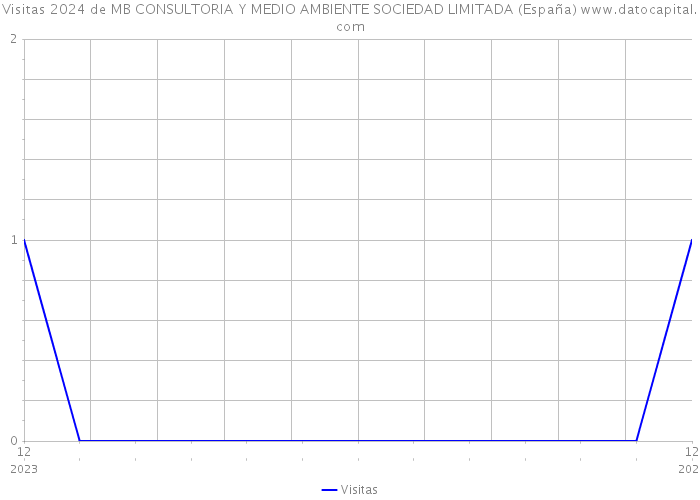 Visitas 2024 de MB CONSULTORIA Y MEDIO AMBIENTE SOCIEDAD LIMITADA (España) 