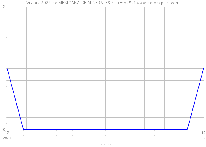 Visitas 2024 de MEXICANA DE MINERALES SL. (España) 