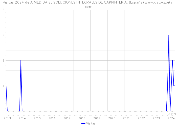 Visitas 2024 de A MEDIDA SL SOLUCIONES INTEGRALES DE CARPINTERIA. (España) 