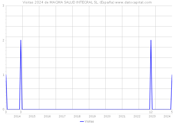 Visitas 2024 de MAGMA SALUD INTEGRAL SL. (España) 