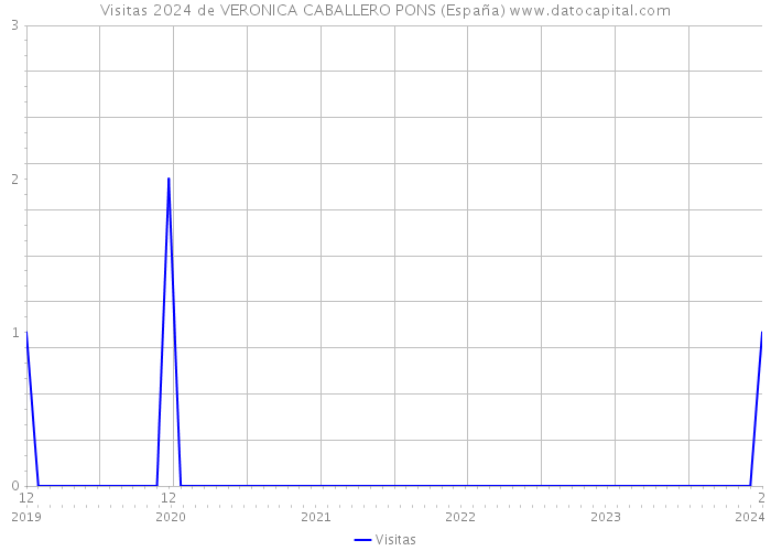 Visitas 2024 de VERONICA CABALLERO PONS (España) 