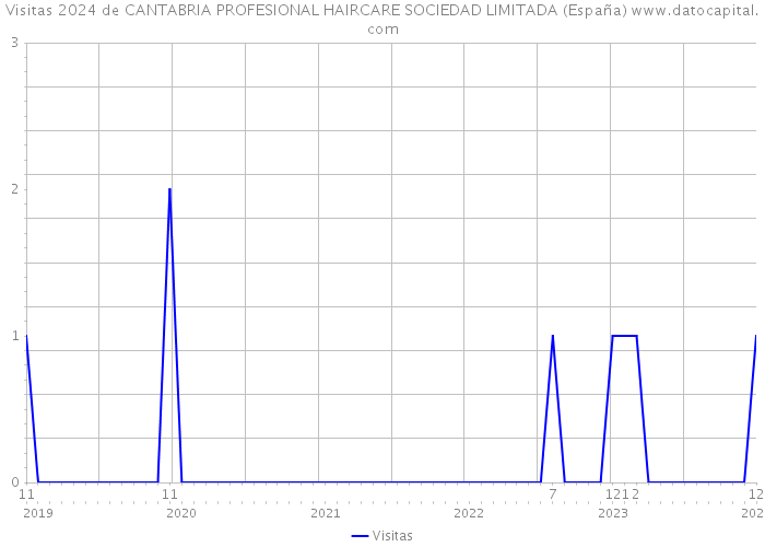 Visitas 2024 de CANTABRIA PROFESIONAL HAIRCARE SOCIEDAD LIMITADA (España) 