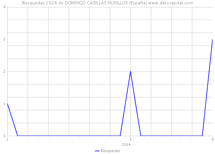 Búsquedas 2024 de DOMINGO CASILLAS HUSILLOS (España) 