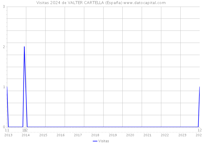 Visitas 2024 de VALTER CARTELLA (España) 