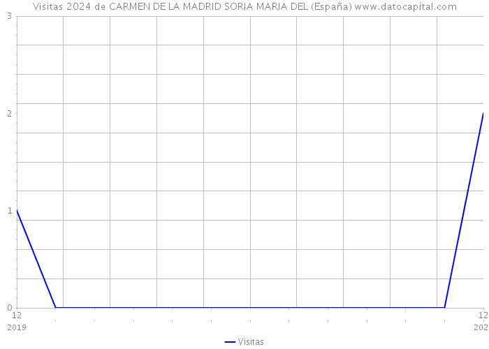 Visitas 2024 de CARMEN DE LA MADRID SORIA MARIA DEL (España) 