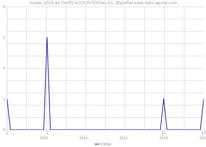 Visitas 2024 de OASIS ACCION SOCIAL S.L. (España) 