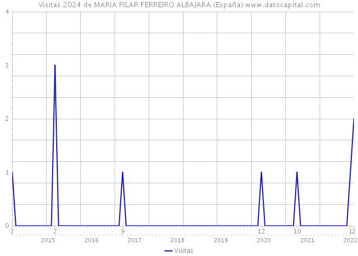 Visitas 2024 de MARIA PILAR FERREIRO ALBAJARA (España) 