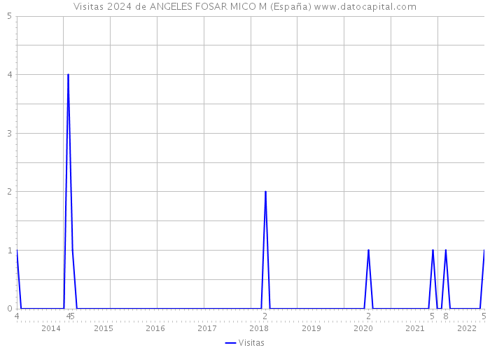 Visitas 2024 de ANGELES FOSAR MICO M (España) 