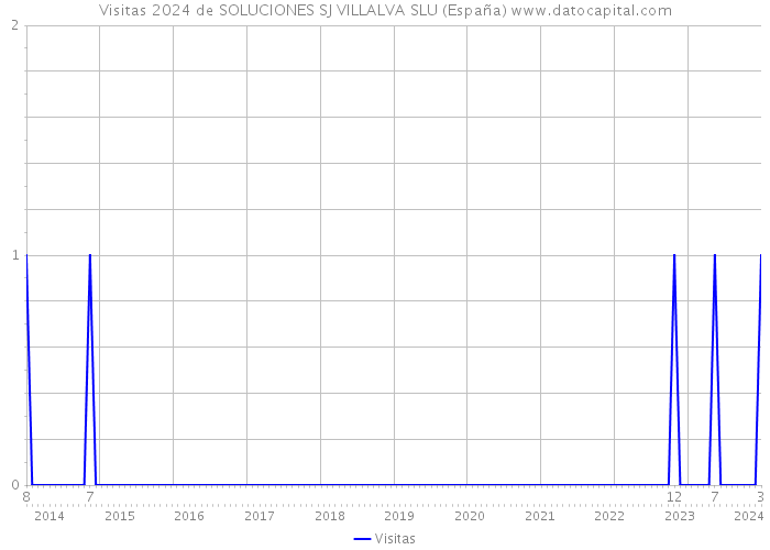 Visitas 2024 de SOLUCIONES SJ VILLALVA SLU (España) 