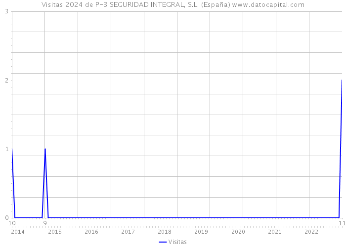 Visitas 2024 de P-3 SEGURIDAD INTEGRAL, S.L. (España) 